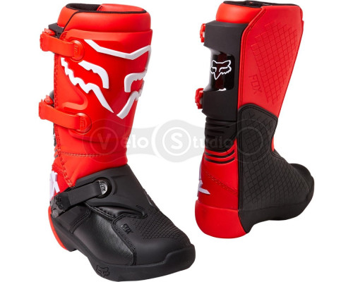 Детские мотоботы FOX Comp Youth Boot [Flo Red1], US4