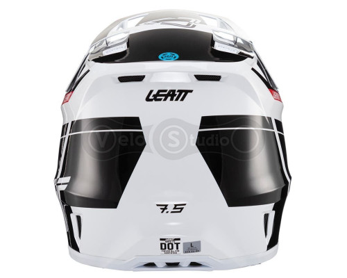 Шолом LEATT Helmet Moto 7.5 + маска Goggle Velocity 4.5 [Black], M