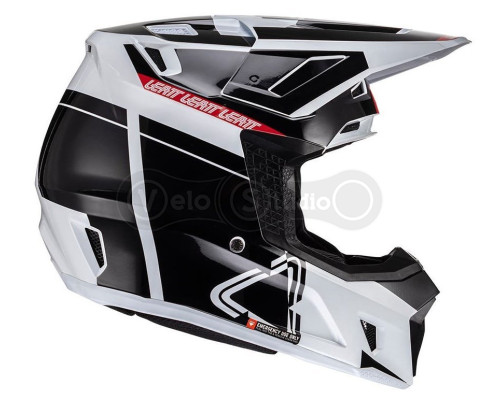 Шолом LEATT Helmet Moto 7.5 + маска Goggle Velocity 4.5 [Black], M