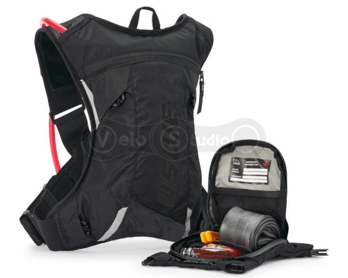 Рюкзак USWE MOTO HYDRO 3L Hydration Pack [Carbon], Small + гидратор 2 литра