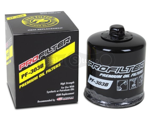 Фільтр масляний PROFILTER 303B Premium Canister Oil Filter [Black], Spin-On