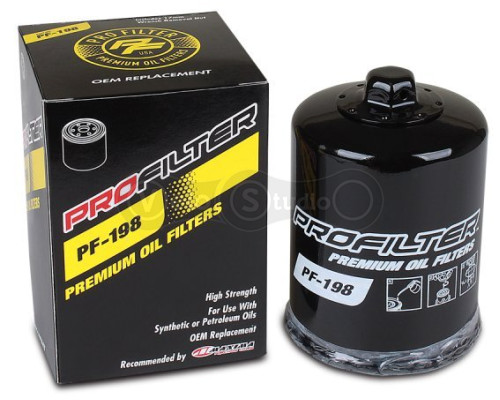 Фільтр масляний PROFILTER 198 Premium Canister Oil Filter [Black], Spin-On