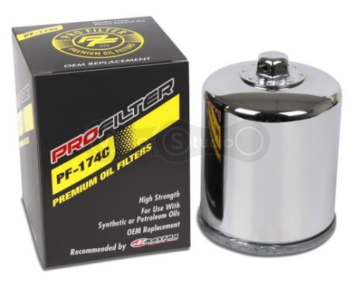 Масляный фильтр PROFILTER 174C Premium Canister Oil Filter [Chrome], Spin-On