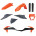 Пластик Polisport ENDURO kit - KTM (20-) [Orange/Grey], KTM