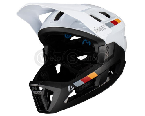 Вело шолом LEATT Helmet MTB 2.0 Enduro [White], M (57-58 см)