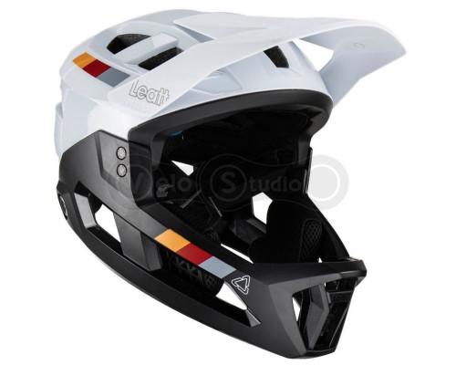 Вело шолом LEATT Helmet MTB 2.0 Enduro [White], M (57-58 см)