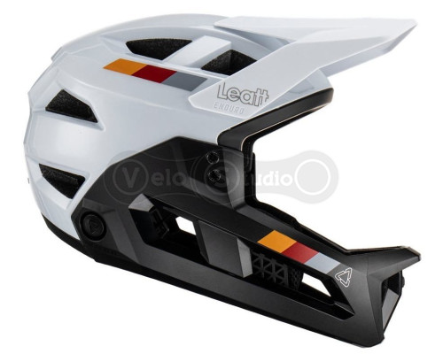 Вело шолом LEATT Helmet MTB 2.0 Enduro [White], M (57-58 см)