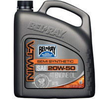Мастило моторне Bel-Ray V-Twin Semi-Syntetic Engine Oil [4л], 20w-50