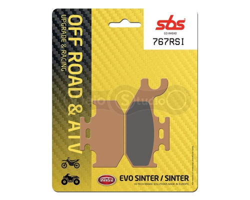 Тормозные колодки SBS 767RSI Racing Brake Pads, EVO Sinter/Sinter