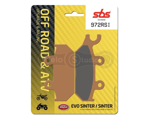 Тормозные колодки SBS 972RSI Racing Brake Pads, EVO Sinter/Sinter