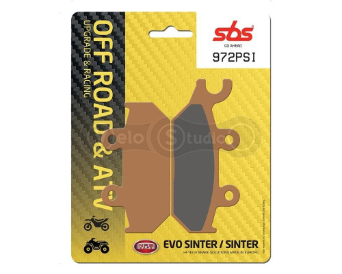 Колодки гальмові SBS 972PSI Upgrade Brake Pads, EVO Sinter/Sinter
