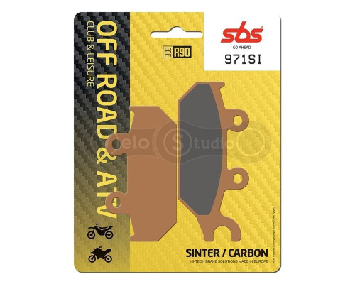 Тормозные колодки SBS 971SI Sport Brake Pads, Sinter/Carbon