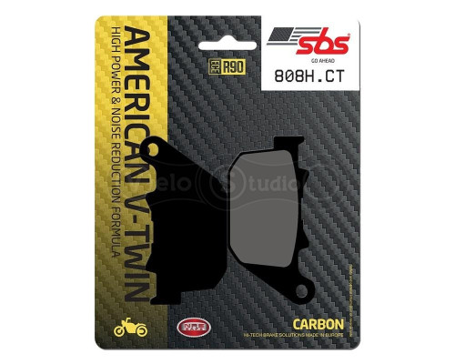 Тормозные колодки SBS 808H.CT High Power Brake Pads, Carbon