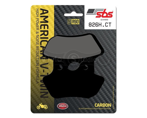Тормозные колодки SBS 826H.CT High Power Brake Pads, Carbon