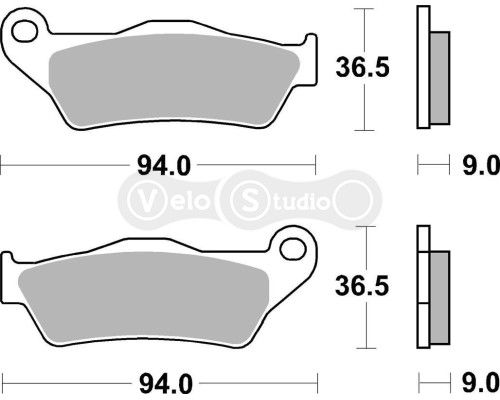 Тормозные колодки SBS 924H.CT High Power Brake Pads, Carbon