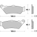 Колодки гальмівні SBS 674H.LS High Performance Rear Brake Pads, Sinter