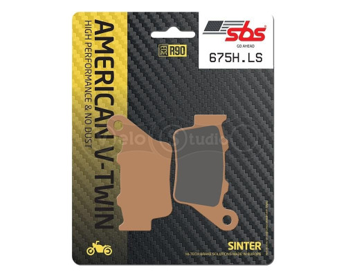 Тормозные колодки SBS 675H.LS High Performance Rear Brake Pads, Sinter