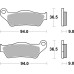Тормозные колодки SBS 924H.HS High Performance Brake Pads, Sinter