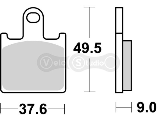 Тормозные колодки SBS 838RST Track Days Front Brake Pads, Sinter