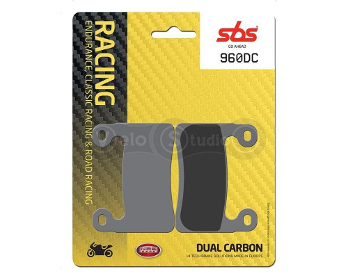 Тормозные колодки SBS 960DC Road Racing Front Brake Pads, Dual Carbon