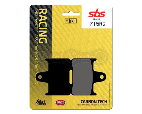 Колодки гальмові SBS 715RQ Racing Rear Brake Pads, Carbon Tech