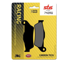 Тормозные колодки SBS 742RQ Racing Rear Brake Pads, Carbon Tech