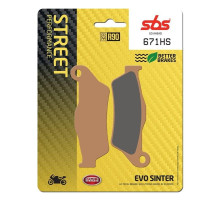 Тормозные колодки SBS 671HS Performance Front Brake Pads, Sinter