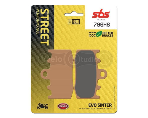 Колодки гальмівні SBS 796HS Performance Front Brake Pads, Sinter