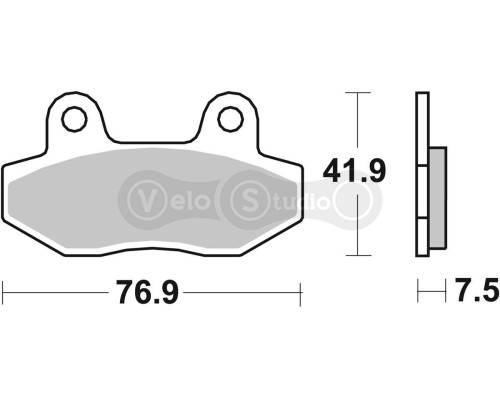 Тормозные колодки SBS 814HS Performance Front Brake Pads, Sinter
