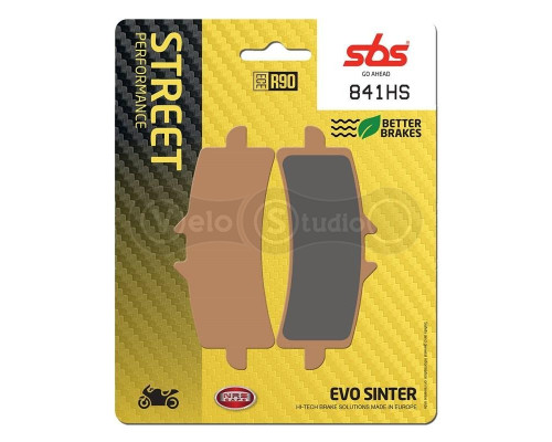 Тормозные колодки SBS 841HS Performance Front Brake Pads, Sinter
