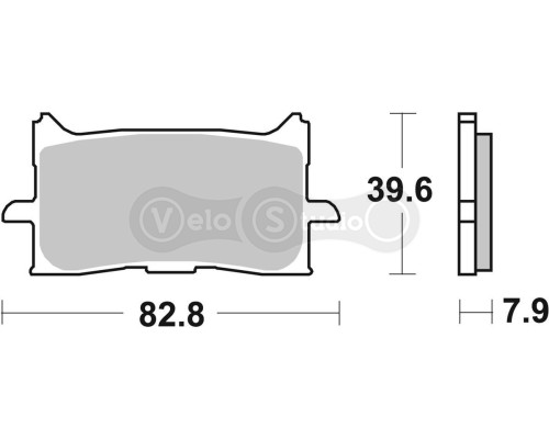 Тормозные колодки SBS 940HS Performance Front Brake Pads, Sinter