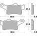Колодки гальмові SBS 948HS Performance Front Brake Pads, Sinter