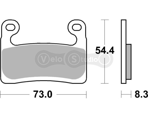 Тормозные колодки SBS 960HS Performance Front Brake Pads, Sinter