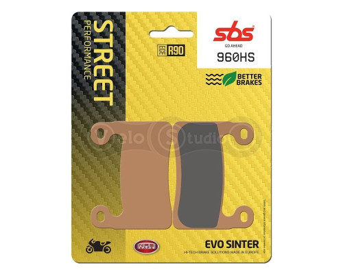 Тормозные колодки SBS 960HS Performance Front Brake Pads, Sinter