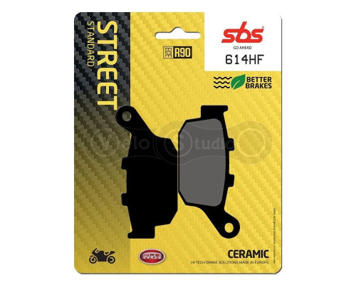 Колодки гальмівні SBS 614HF Standard Brake Pads, Ceramic