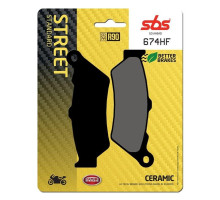 Тормозные колодки SBS 674HF Standard Brake Pads, Ceramic
