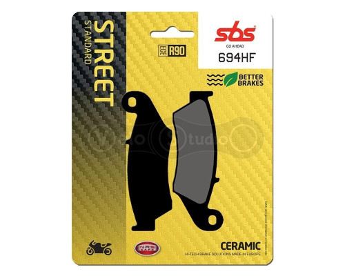 Колодки гальмівні SBS 694HF Standard Brake Pads, Ceramic