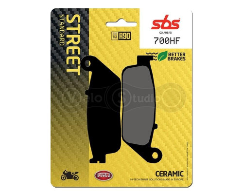 Колодки гальмівні SBS 700HF Standard Brake Pads, Ceramic
