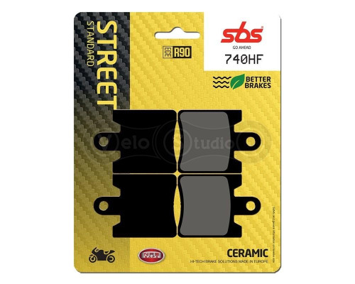 Тормозные колодки SBS 740HF Standard Brake Pads, Ceramic