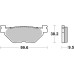 Колодки гальмівні SBS 769HF Standard Brake Pads, Ceramic