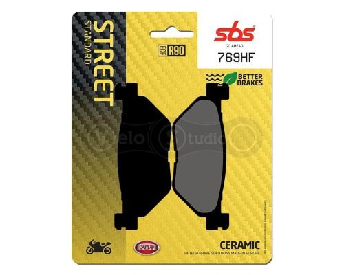Колодки гальмівні SBS 769HF Standard Brake Pads, Ceramic