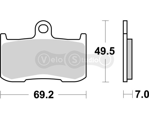 Тормозные колодки SBS 782HF Standard Brake Pads, Ceramic