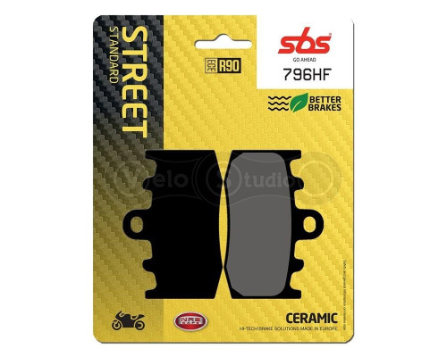 Колодки гальмівні SBS 796HF Standard Brake Pads, Ceramic