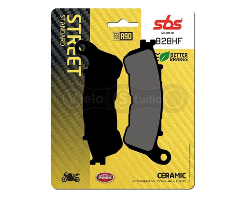 Колодки гальмівні SBS 828HF Standard Brake Pads, Ceramic