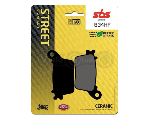 Тормозные колодки SBS 834HF Standard Brake Pads, Ceramic