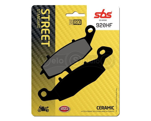 Колодки гальмівні SBS 920HF Standard Brake Pads, Ceramic