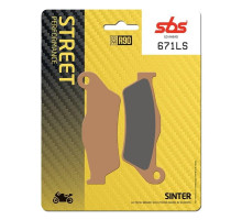 Тормозные колодки SBS 671LS Performance Rear Brake Pads, Sinter