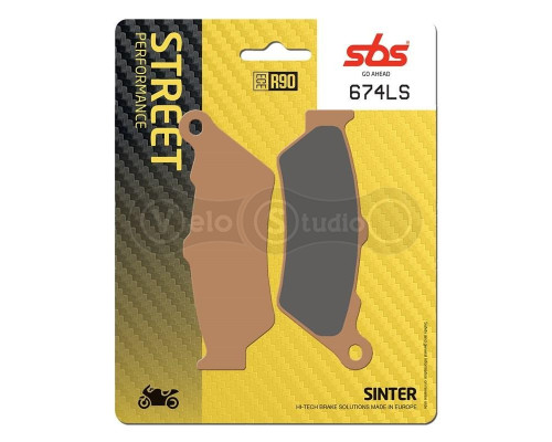 Колодки гальмівні SBS 674LS Performance Rear Brake Pads, Sinter