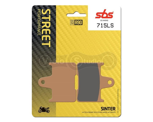 Колодки гальмівні SBS 715LS Performance Rear Brake Pads, Sinter