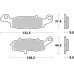 Тормозные колодки SBS 920LS Performance Rear Brake Pads, Sinter